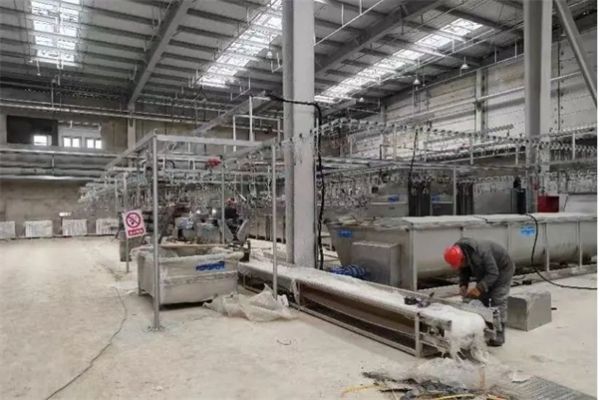 舒兰市白鹅产业园屠宰生产线将于年末试运行